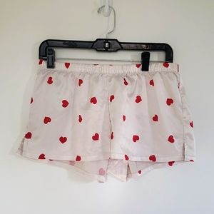 F21 Silky Heart PJ Bottoms